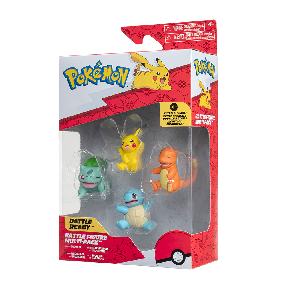 POKEMON BATTLE FIGURE 4 PACK - Ringo.no