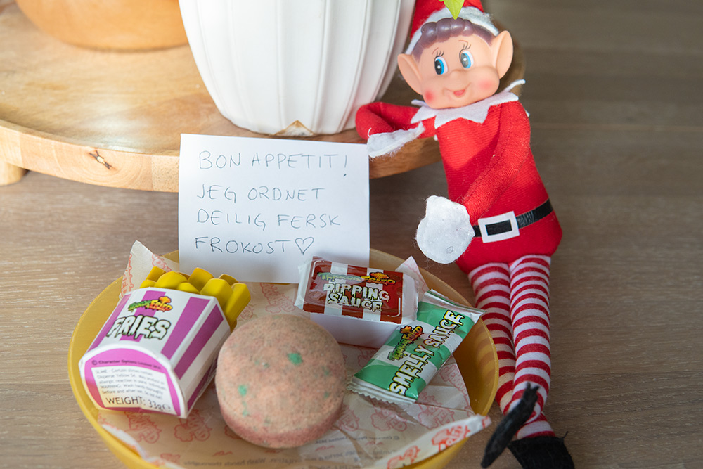 Rampenissen har laget ekkel og råtten frokost